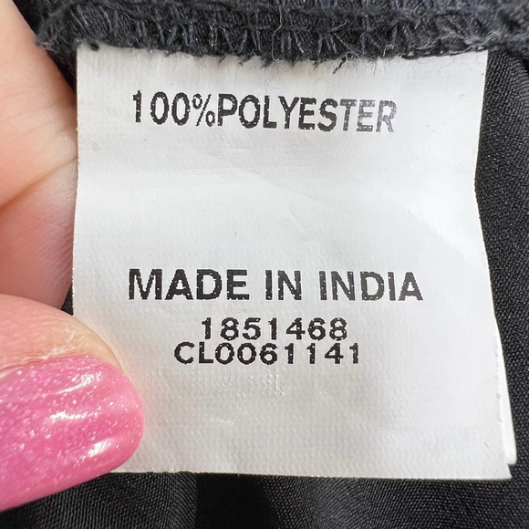 eShakti Graphic Floral Print Crepe Dress Sleeveless Fit & Flare Size Small or 4 - Picture 6 of 8